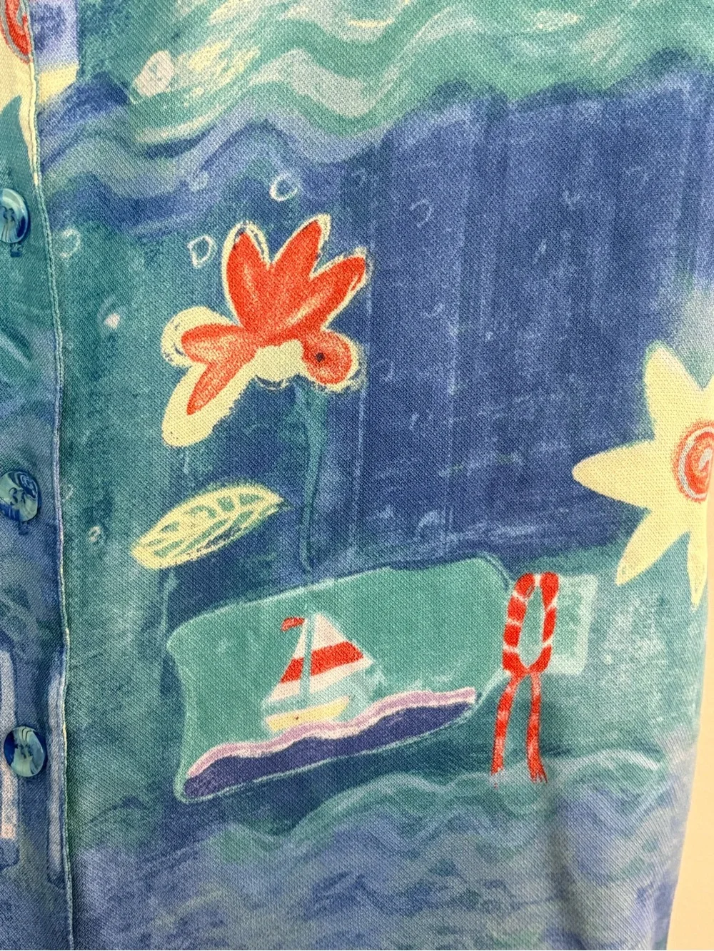 Vintage Peter Popovich Short Sleeve Button Up Shirt
